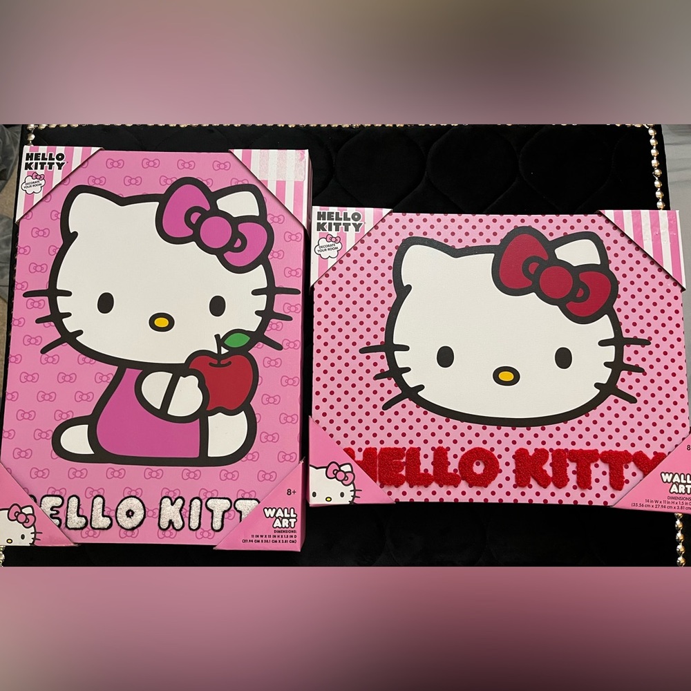 HELLO KITTY 2 Piece Wall Art Bundle